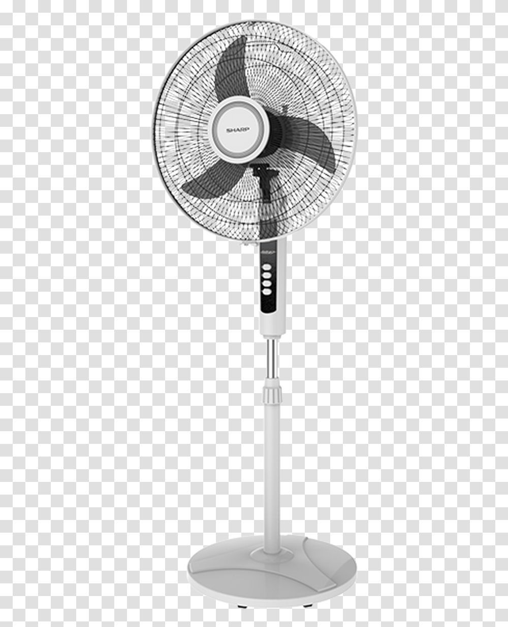 Sharp Stand Fan Pj, Lamp, Appliance, Electric Fan Transparent Png