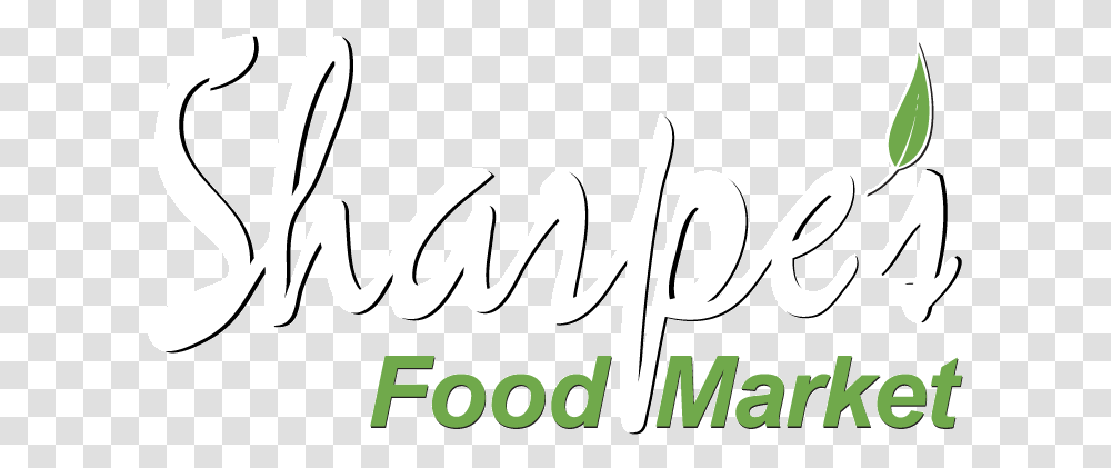 Sharpe S Food Market Calligraphy, Label, Alphabet, Handwriting Transparent Png