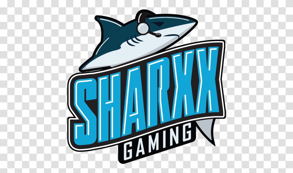 Sharxxgaming Logo By Marcus Graeff Great White Shark, Word, Text, Symbol, Vehicle Transparent Png