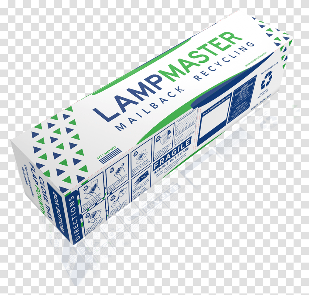 Shatter Shield Fluorescent Lamp Recycling Kit 4ft Carton, Gum Transparent Png