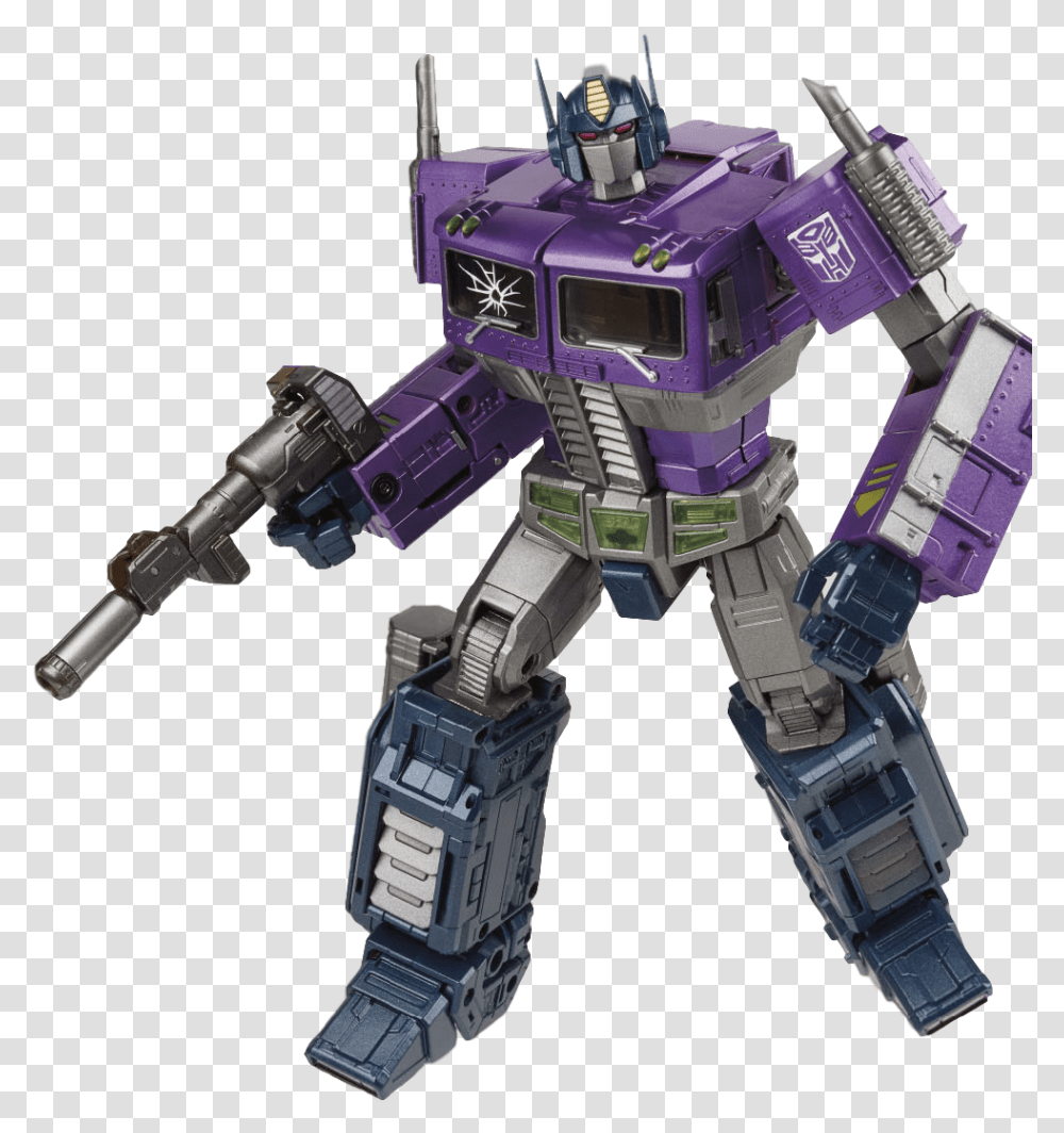 Shattered Glass Optimus Prime Masterpiece, Toy, Robot Transparent Png