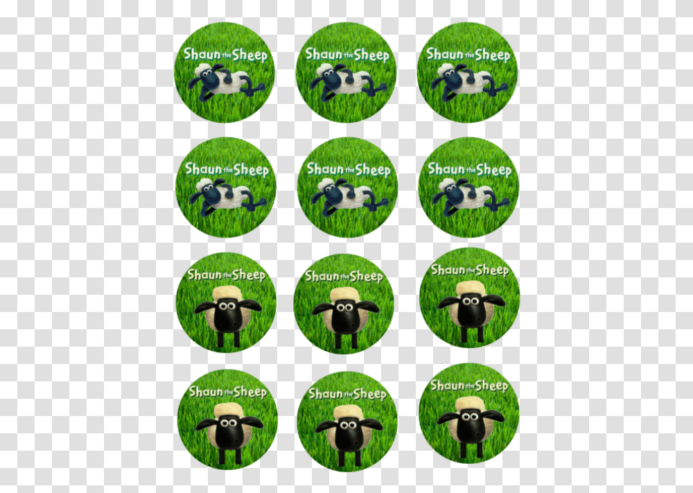 Shaun Cupcake Characters Accesorios De Oficina Vector, Grass, Plant, Bird, Animal Transparent Png