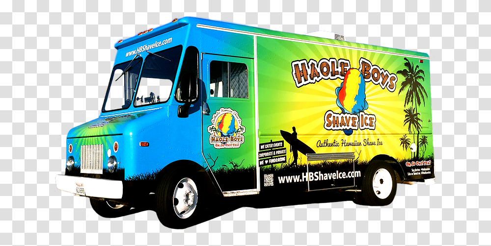 Shave Ice Food Truck Orange County Ca Shave Ice Food Truck, Vehicle, Transportation, Van, Person Transparent Png