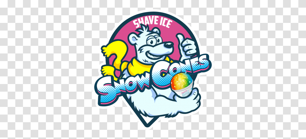 Shaved Ice Snow Cones Supplies, Label, Logo Transparent Png