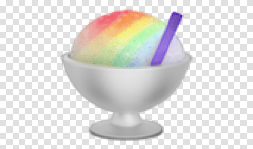 Shaved Rainbow Ice Cream Emoji Ice Cream, Wedding Cake, Dessert, Food, Sweets Transparent Png