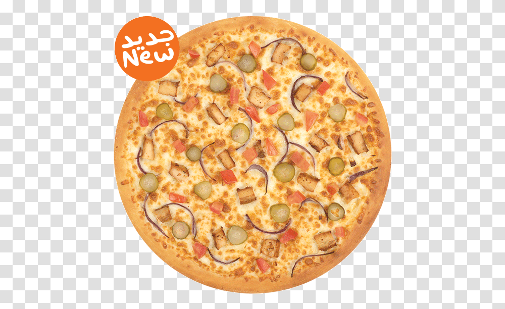 Shawarma Chicken Pizza, Food, Meal, Dish Transparent Png