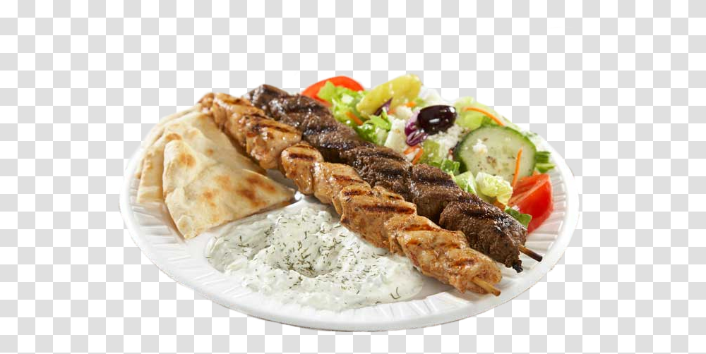 Shawarma Falafel 4 Image Souvlaki, Meal, Food, Dish, Platter Transparent Png