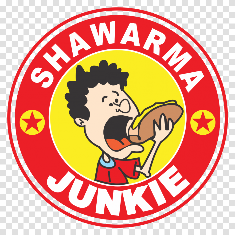 Shawarma Junkie Stormtrooper, Label, Text, Logo, Symbol Transparent Png