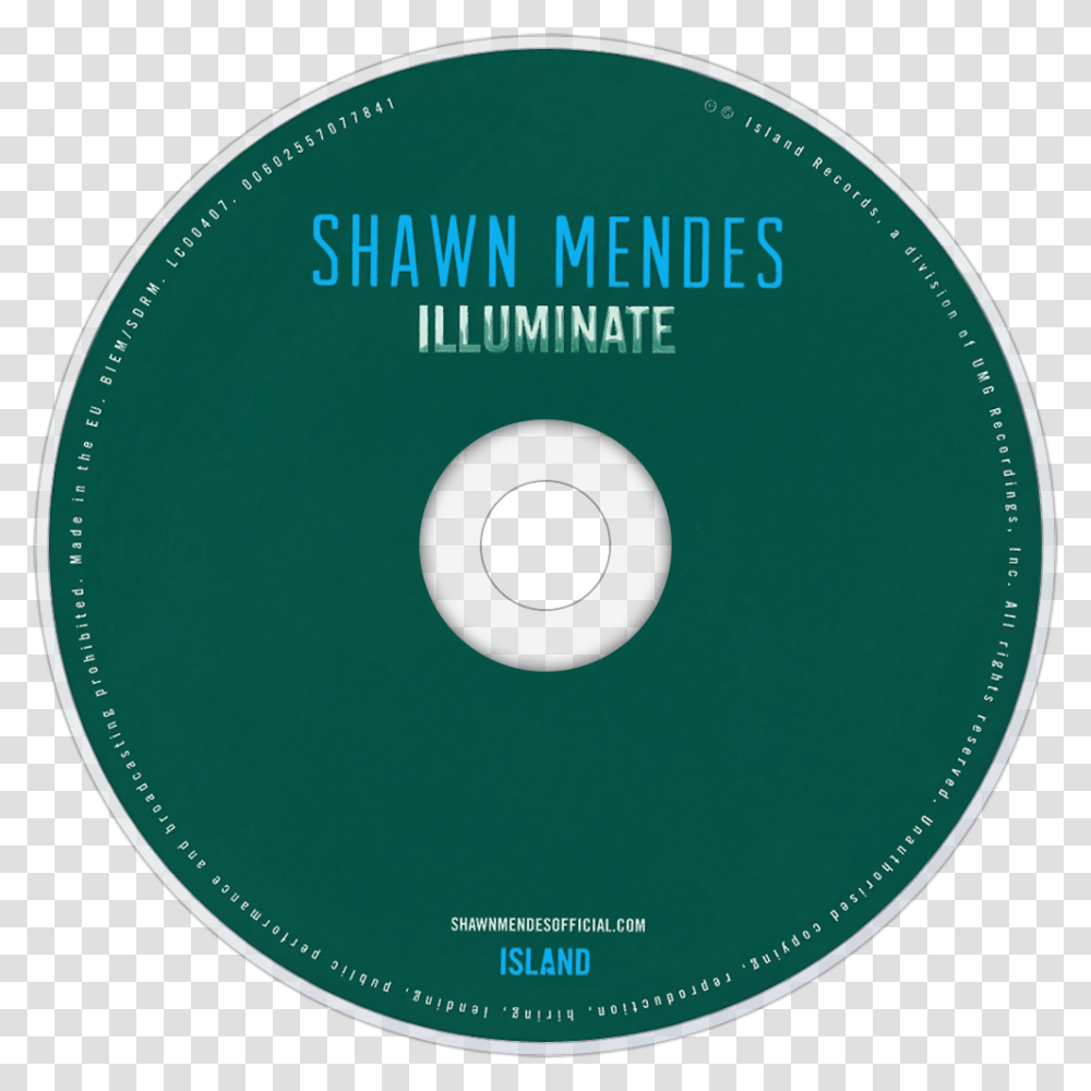 Shawn Mendes Cd, Disk, Dvd Transparent Png