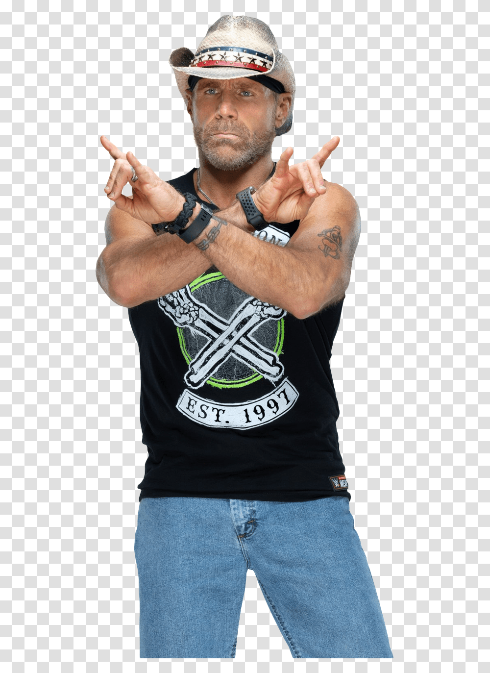 Shawn Michaels Background Wwe 2k20 Roster Reveal, Person, Skin, Arm Transparent Png