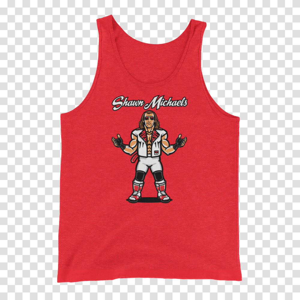 Shawn Michaels Cartoon Unisex Tank Top, Apparel, Person, Human Transparent Png