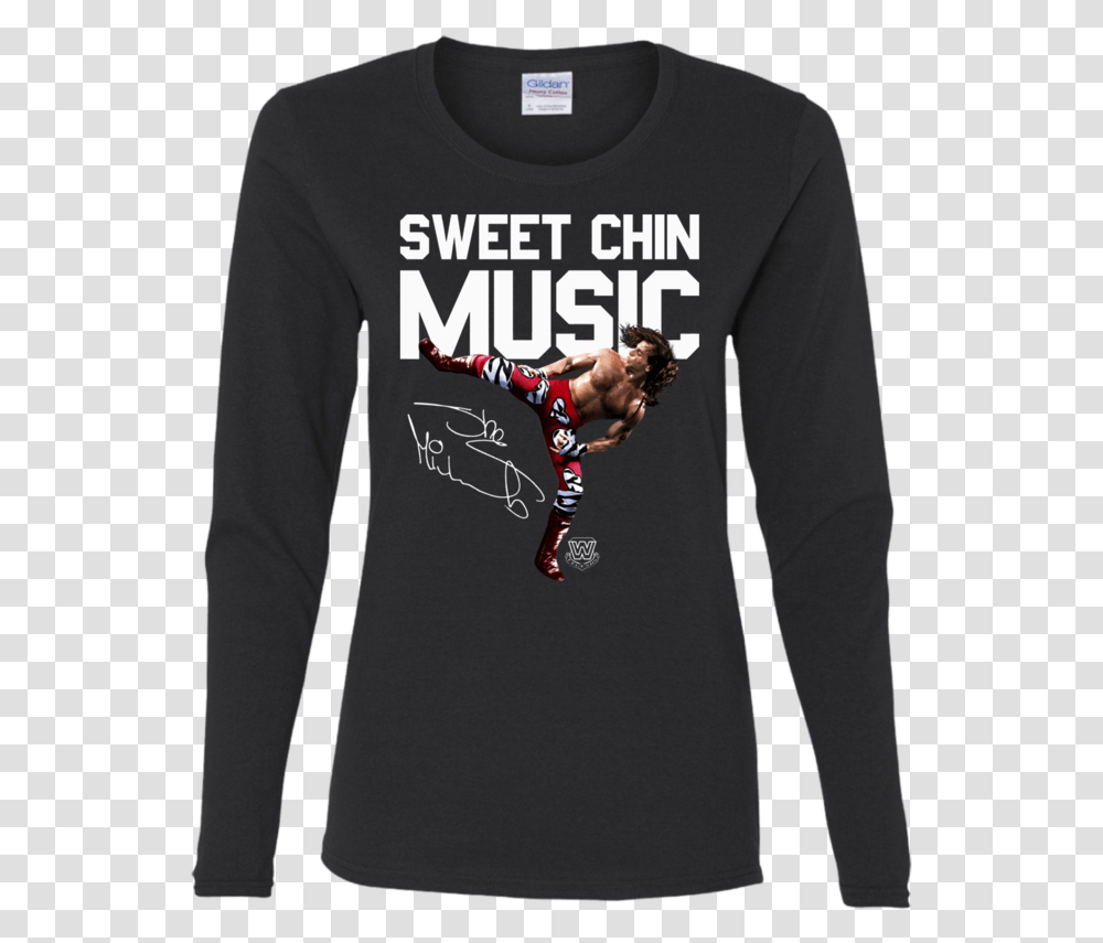 Shawn Michaels Sweet Chin Music Heartbreak Kid Mr Slipknot Long Sleeve Shirts, Clothing, Apparel, Person, Human Transparent Png