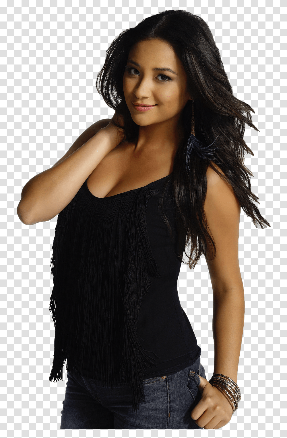 Shay Emily Fields Pretty Little Liars Emily, Blouse, Person, Sleeve Transparent Png