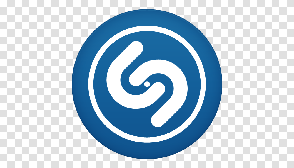 Shazam Icon Shazam Icon Circle, Logo, Symbol, Trademark, Text Transparent Png