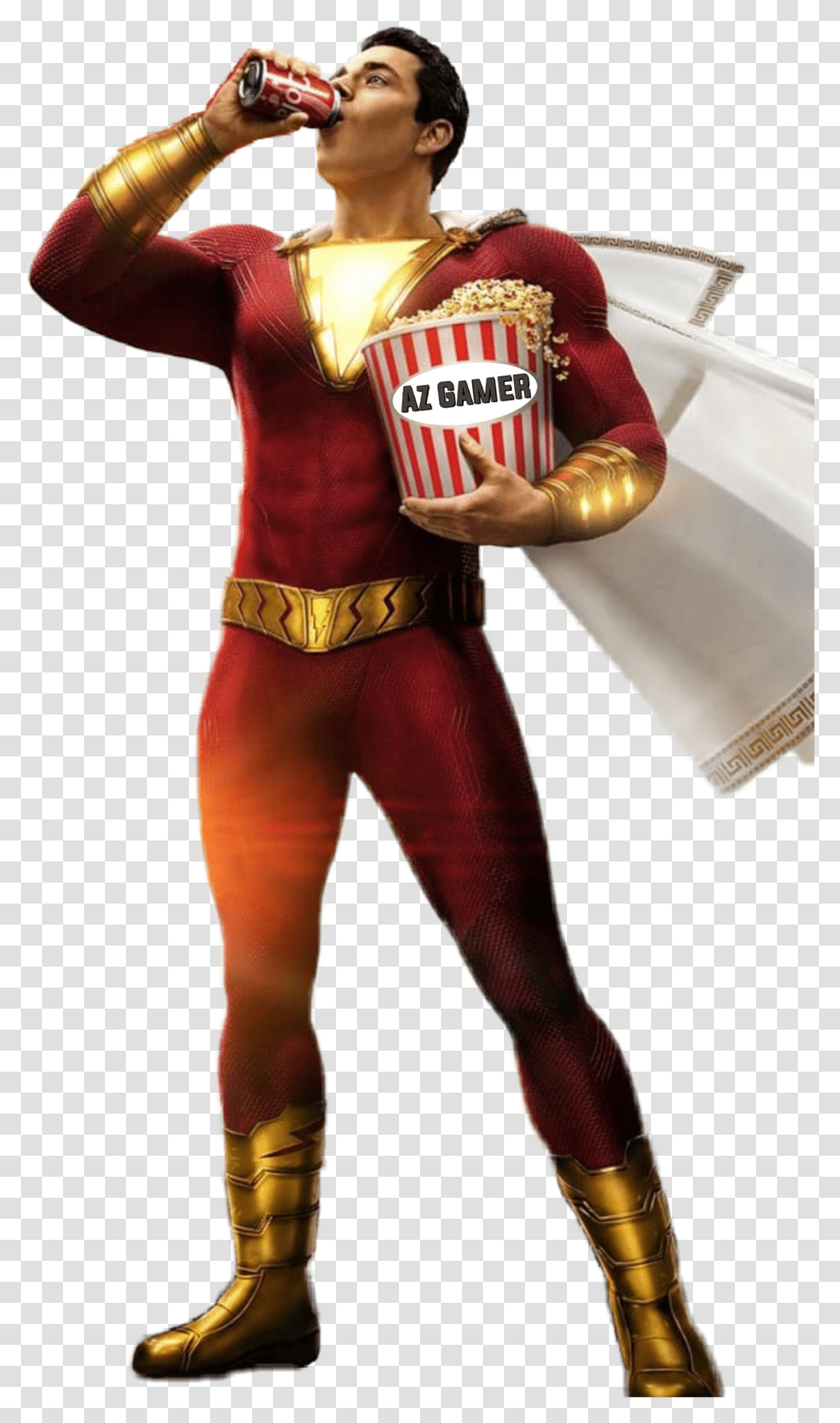 Shazam Shazam Textless Poster, Person, Costume, People Transparent Png