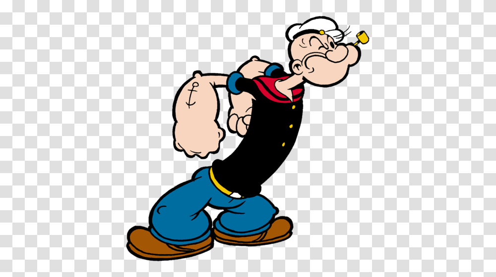 Shazamaholic Popeye Returns To Comic Books Popeye, Person, Human, Kneeling, Outdoors Transparent Png