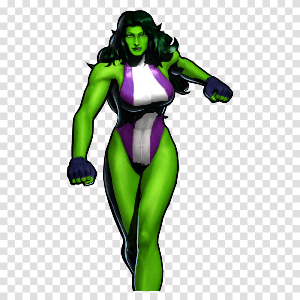 She Hulk, Costume, Spandex Transparent Png