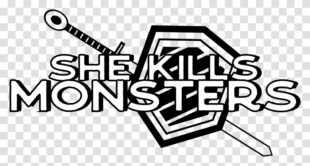 She Kills Monsters Logo, Label, Alphabet, Word Transparent Png