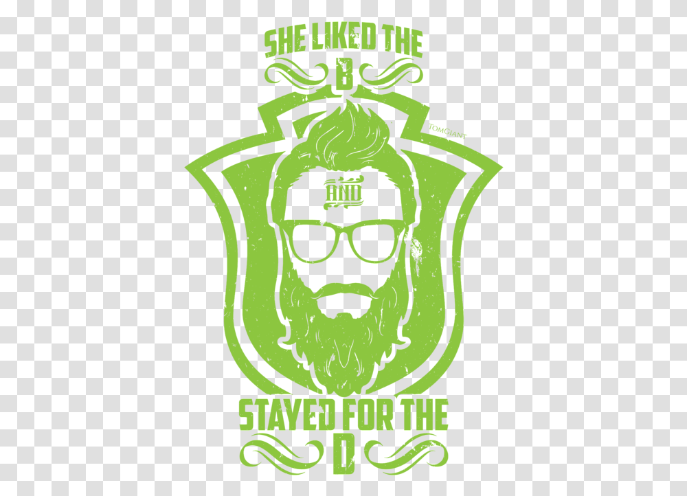 She Liked The Beard Funny Pun Bearded Men Beards Mustaches Lovers Gift Tote Bag Logo, Armor, Poster, Advertisement, Sunglasses Transparent Png