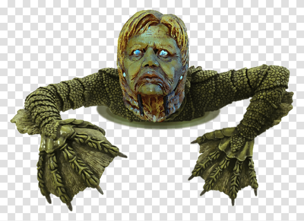 She Should Know Creature From The Black Lagoon Grave Walker, Person, Alien, Figurine, Animal Transparent Png
