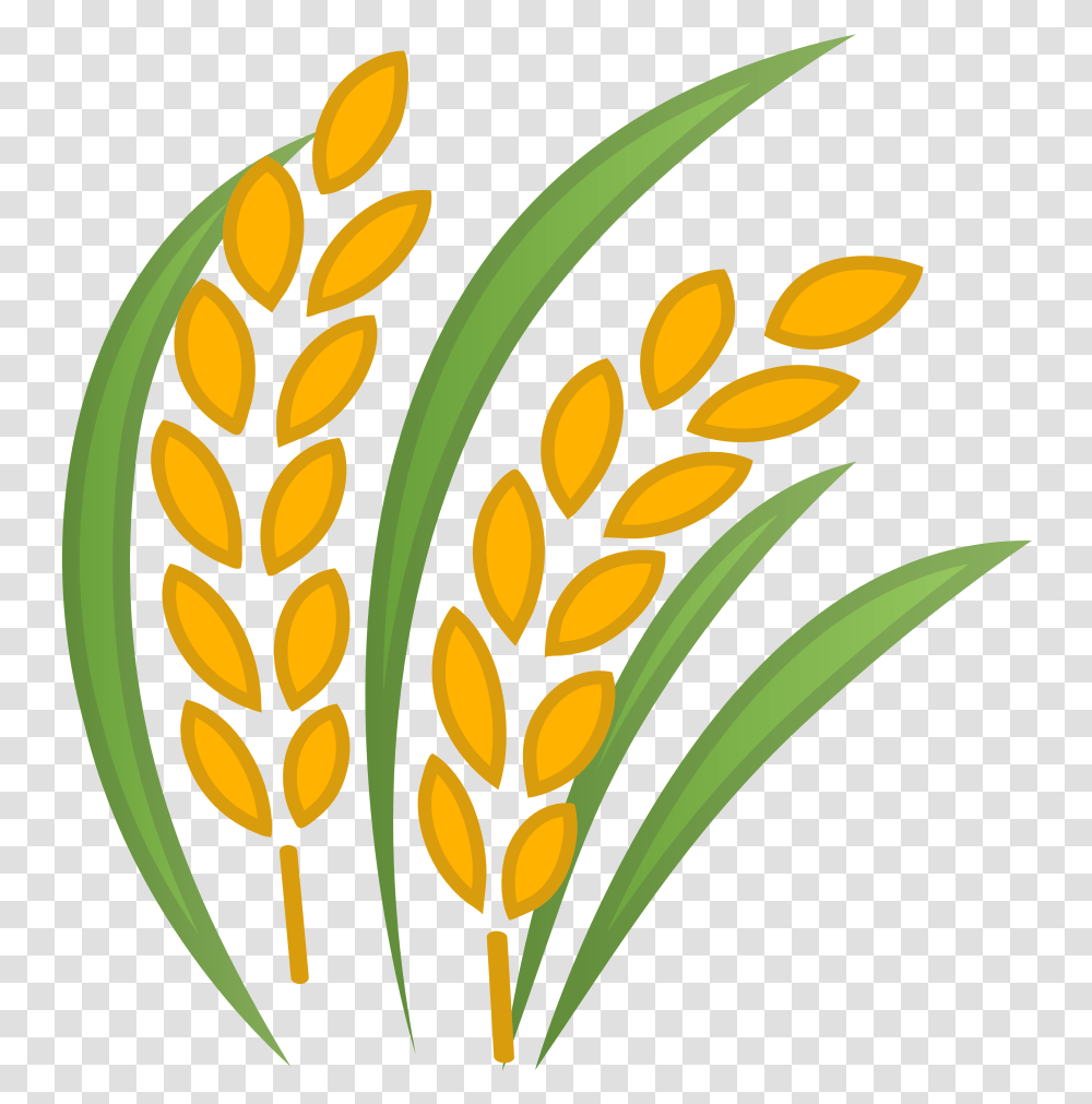 Sheaf Of Rice Icon Noto Emoji Animals 1563500 Rice Icon, Plant, Graphics, Art, Flower Transparent Png