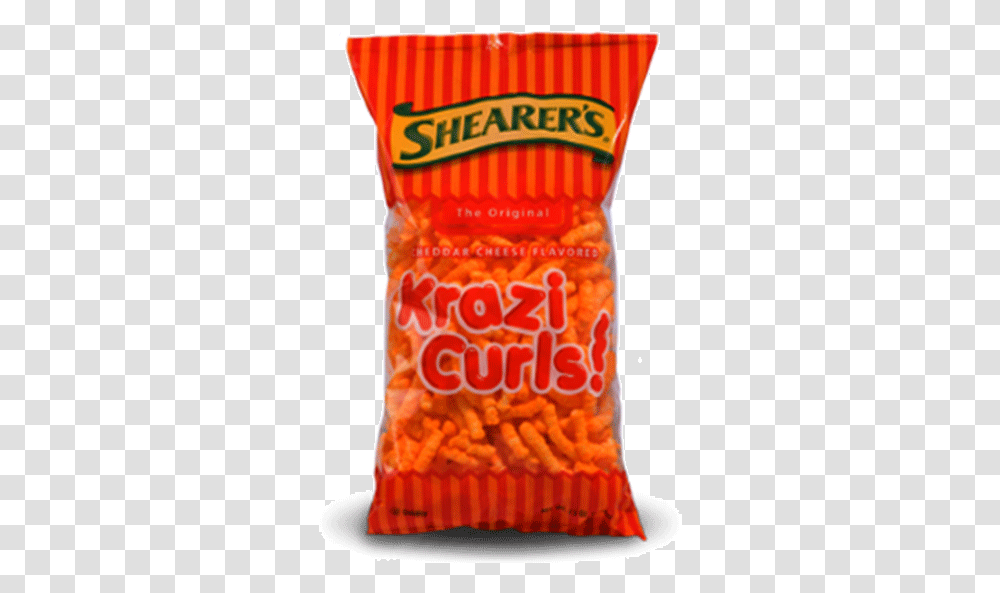 Shearer S Krazi Curls Shearer's Foods, Sweets, Confectionery, Snack, Beer Transparent Png