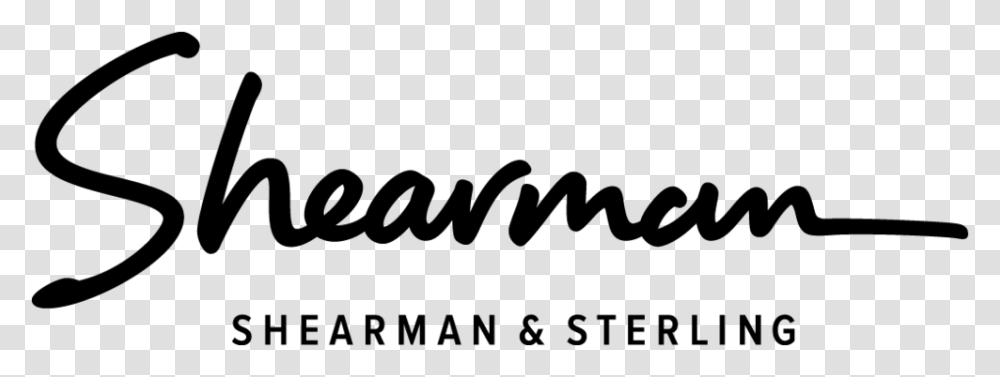 Shearman Logo Black 300ppi Pos Calligraphy, Gray, World Of Warcraft Transparent Png