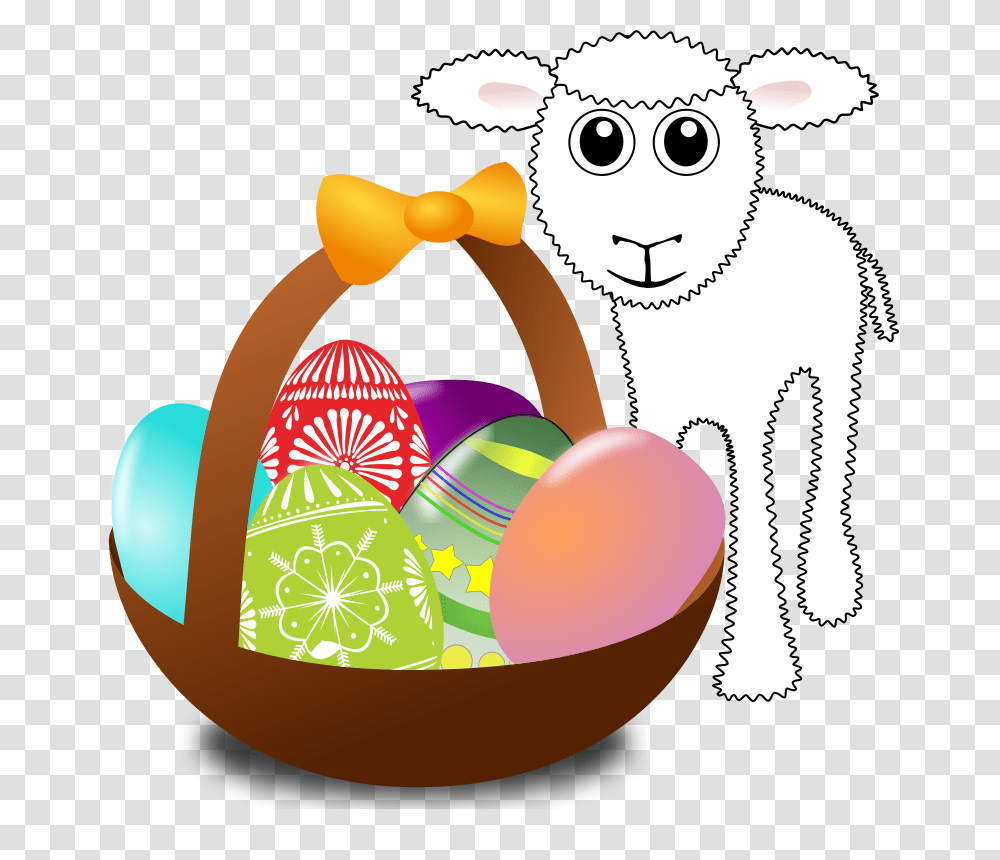Sheep 003 Cartoon Easter Eggs, Animals, Food, Mammal Transparent Png