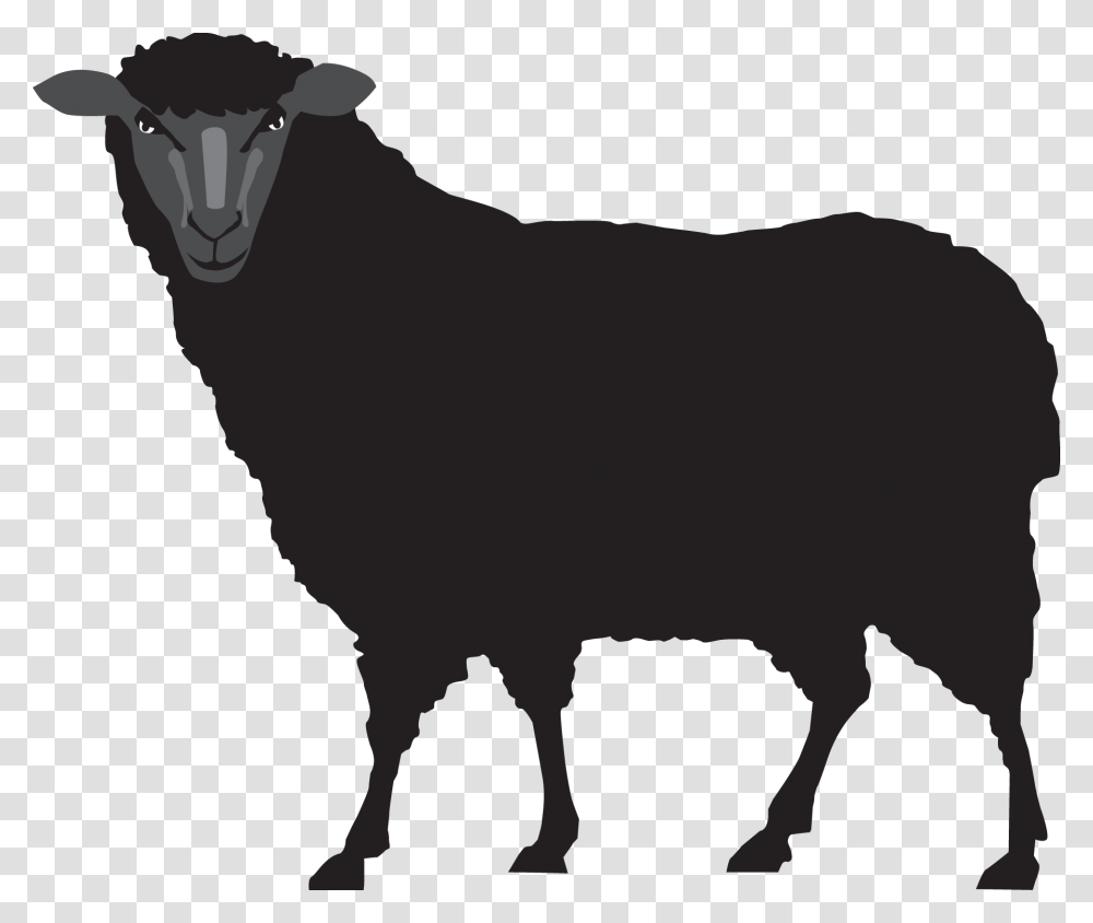 Sheep, Animal, Mammal, Silhouette, Goat Transparent Png