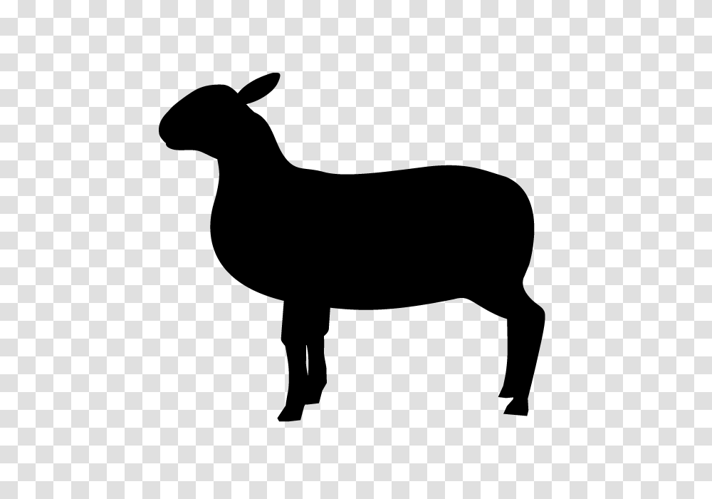 Sheep Animal Silhouette Free Illustrations, Gray, World Of Warcraft Transparent Png