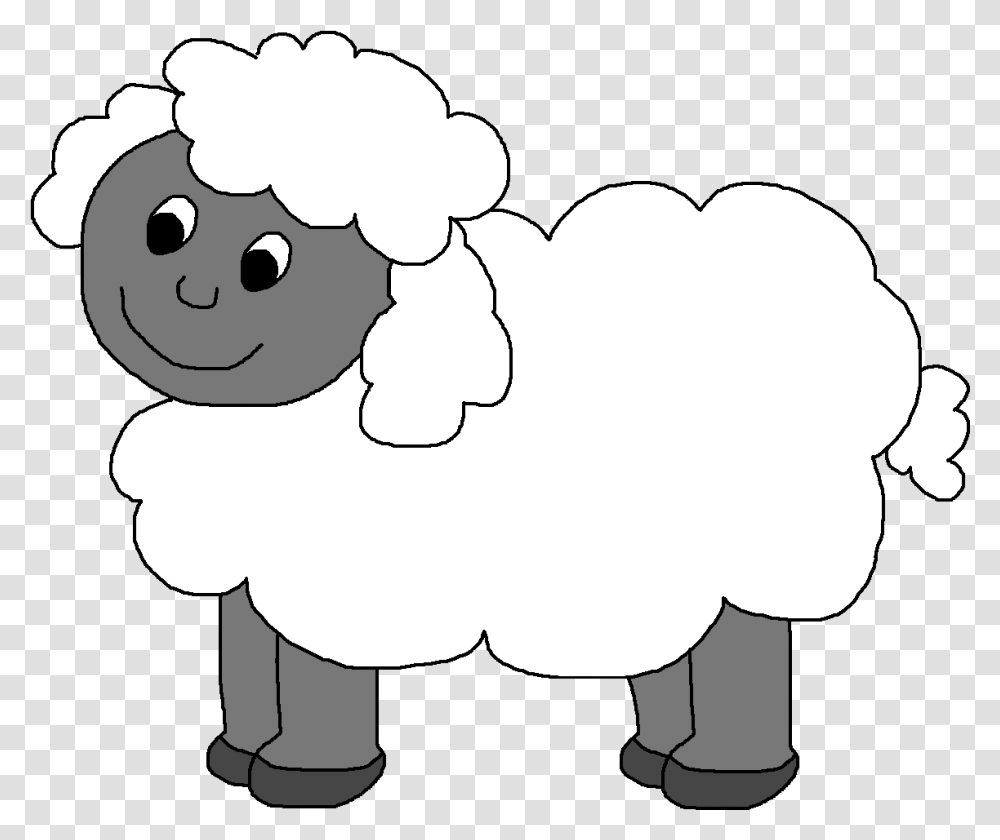 Sheep Black And White Clip Art Sheep Mask Clipart Black Amp White Lamb Clip Art, Plant, Animal, Stencil, Head Transparent Png