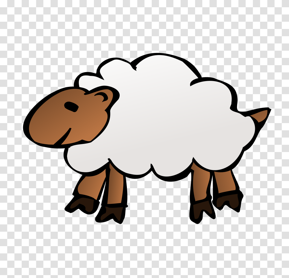 Sheep Black And White Sheep Clipart Black And White Free Images, Plant, Tree, Silhouette, Cushion Transparent Png