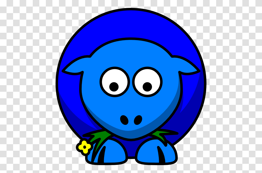 Sheep Blue Two Toned Looking Down Clip Art For Web Transparent Png