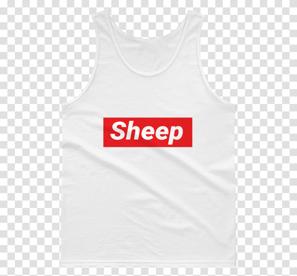 Sheep Box Logo Sheep Idubbbz Merch Supreme Pin Back Active Tank, Clothing, Apparel, Undershirt, Tank Top Transparent Png