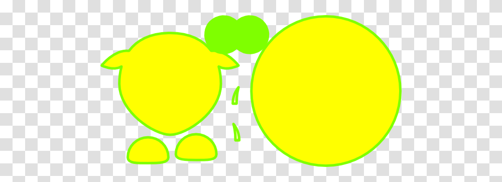 Sheep Bright Yellow Wgreen Outline Clipart For Web, Plant, Food, Tennis Ball, Sphere Transparent Png