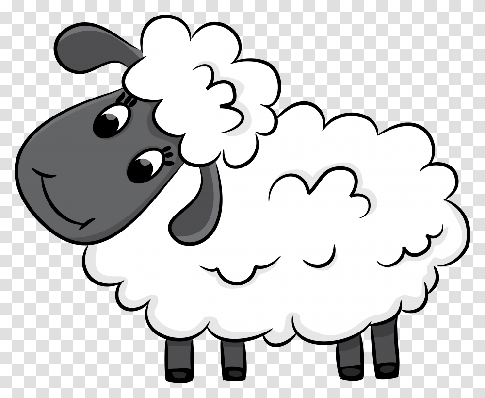 Sheep Cartoon, Mammal, Animal, Bird, Stencil Transparent Png