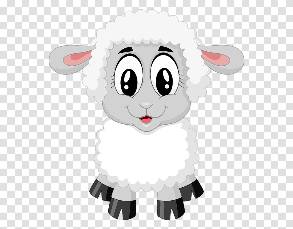 Sheep Cartoon & Clipart Free Download Ywd Sheep Farm Animals Cartoon, Toy, Mammal Transparent Png