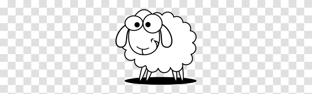 Sheep Clip Art Black And White Clipart, Stencil, Doodle, Drawing, Silhouette Transparent Png