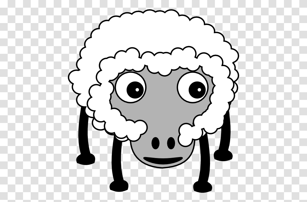 Sheep Clip Art, Stencil, Animal, Mammal Transparent Png