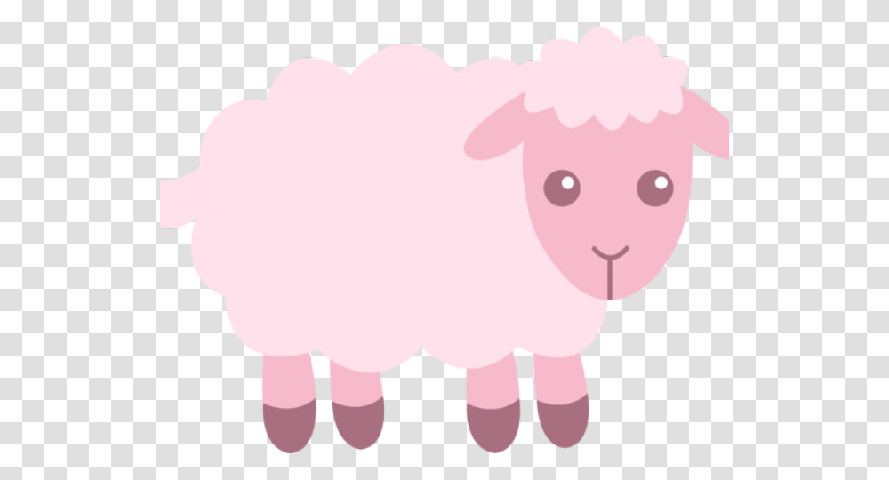Sheep Clipart Baa Baa Pink Sheep Cartoon, Pig, Mammal, Animal, Piggy Bank Transparent Png
