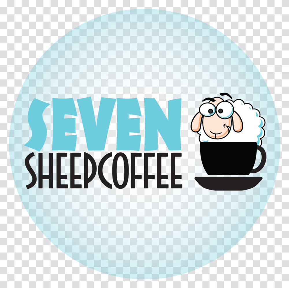 Sheep Clipart Seven Cartoon, Logo, Trademark, Word Transparent Png