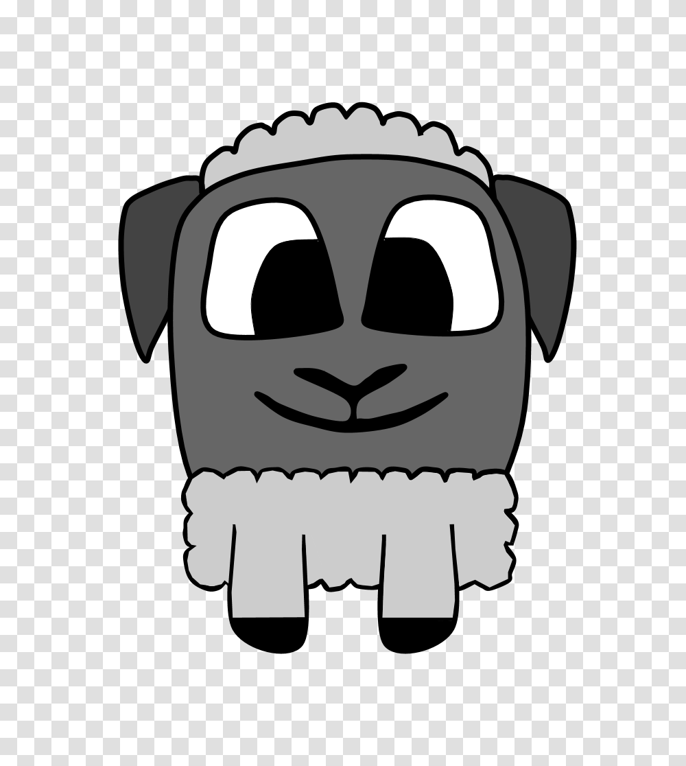 Sheep Clipartshare, Stencil, Pillow, Cushion, Face Transparent Png