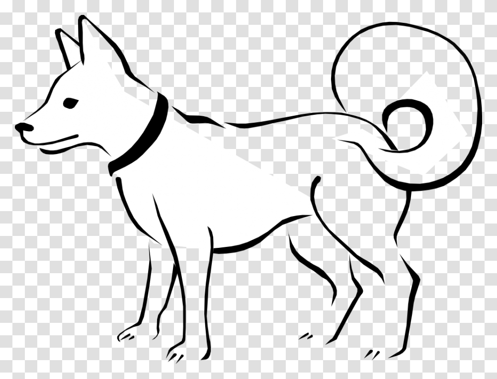 Sheep Dog Line Art, Stencil, Mammal, Animal, Drawing Transparent Png