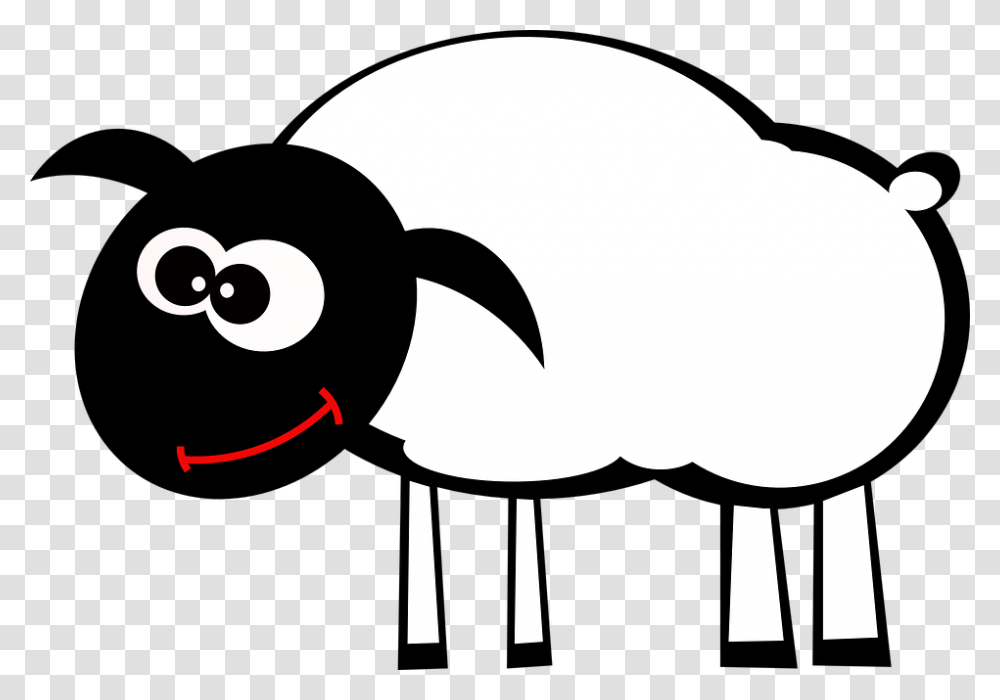 Sheep Eid Al Adha Eid Mubarak Eid Al Fitr Humour Grazing Cartoon, Stencil, Silhouette, Animal, Mammal Transparent Png