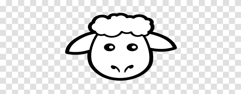 Sheep Face Coloring, Stencil, Snowman, Winter, Outdoors Transparent Png