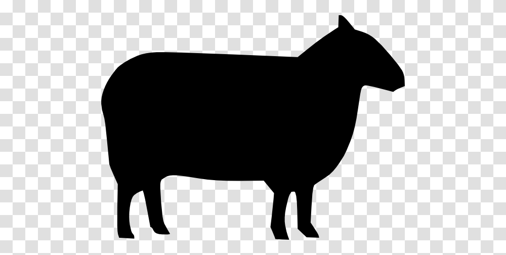 Sheep From Road Sign Clip Art, Mammal, Animal, Pig, Cow Transparent Png