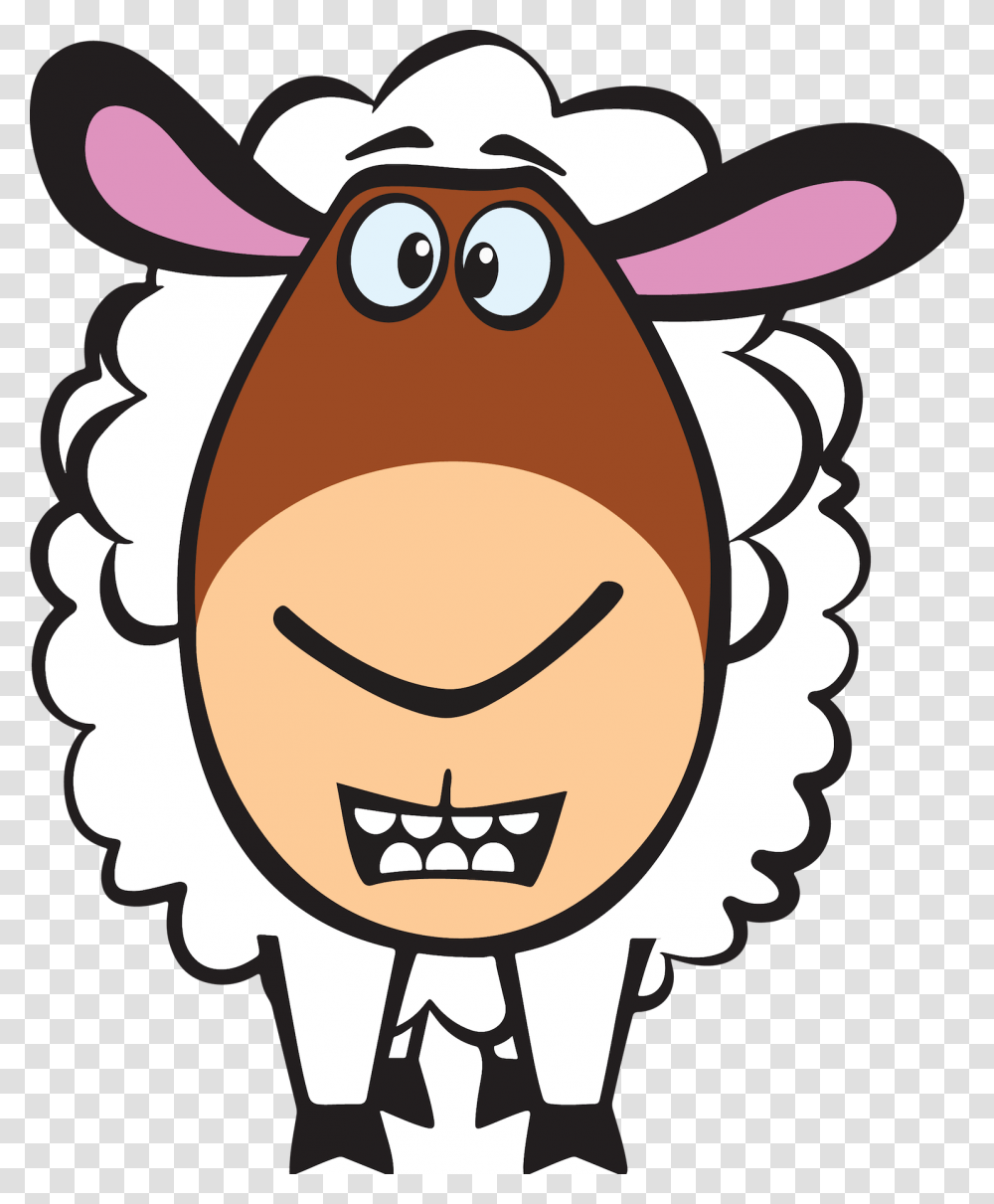 Sheep Head Perry The Sheep Fell Asleep, Label, Animal, Seed Transparent Png