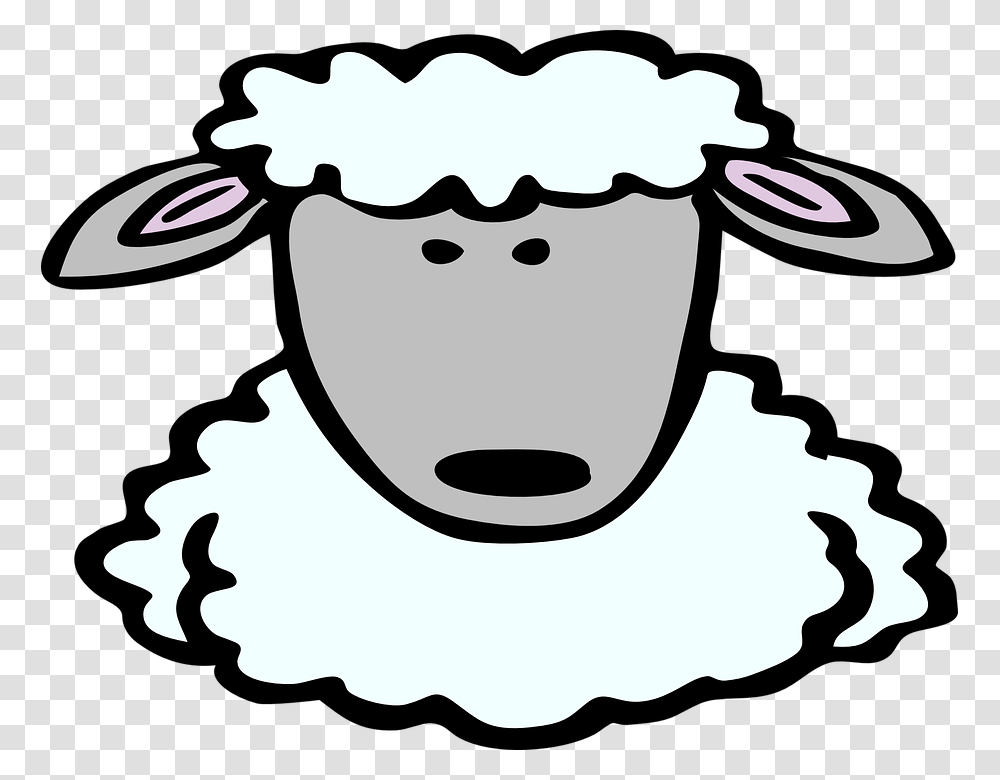 Sheep Head Sheep Face Clipart, Food, Dessert, Outdoors, Cream Transparent Png