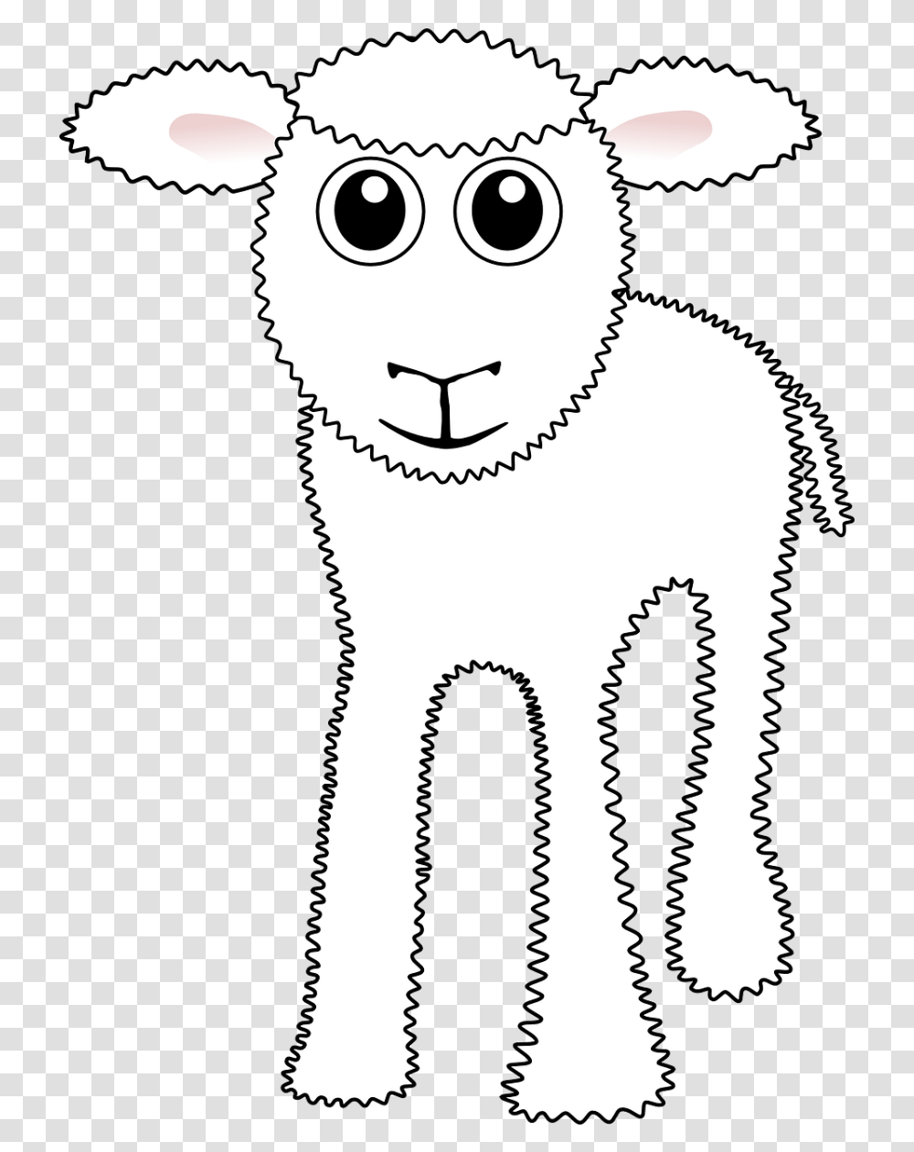 Sheep Head, Stencil, Mammal, Animal, Wildlife Transparent Png