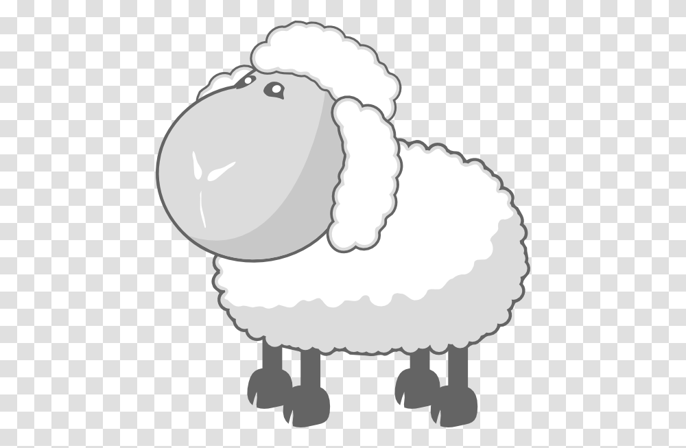 Sheep In Gray Clip Art At Clkercom Vector Clip Art Baa Baa Wooly Sheep, Lamp, Animal, Bird, Turkey Bird Transparent Png